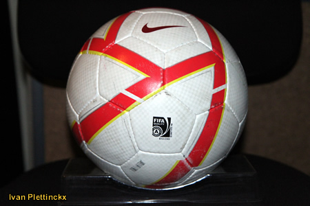 Wedstrijdbal Futsal Topsport Antwerpen - seizoen 2010-2011